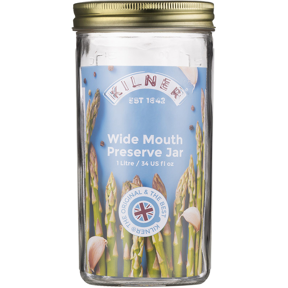 KIL WIDE MOUTH PRESERVE JAR 1 LITRE