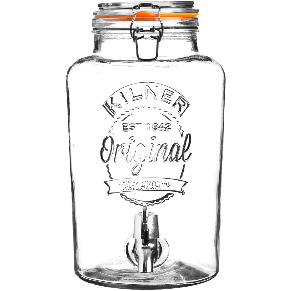 KIL CLIP TOP ROUND DRINKS DISPENSER 5 LITRE