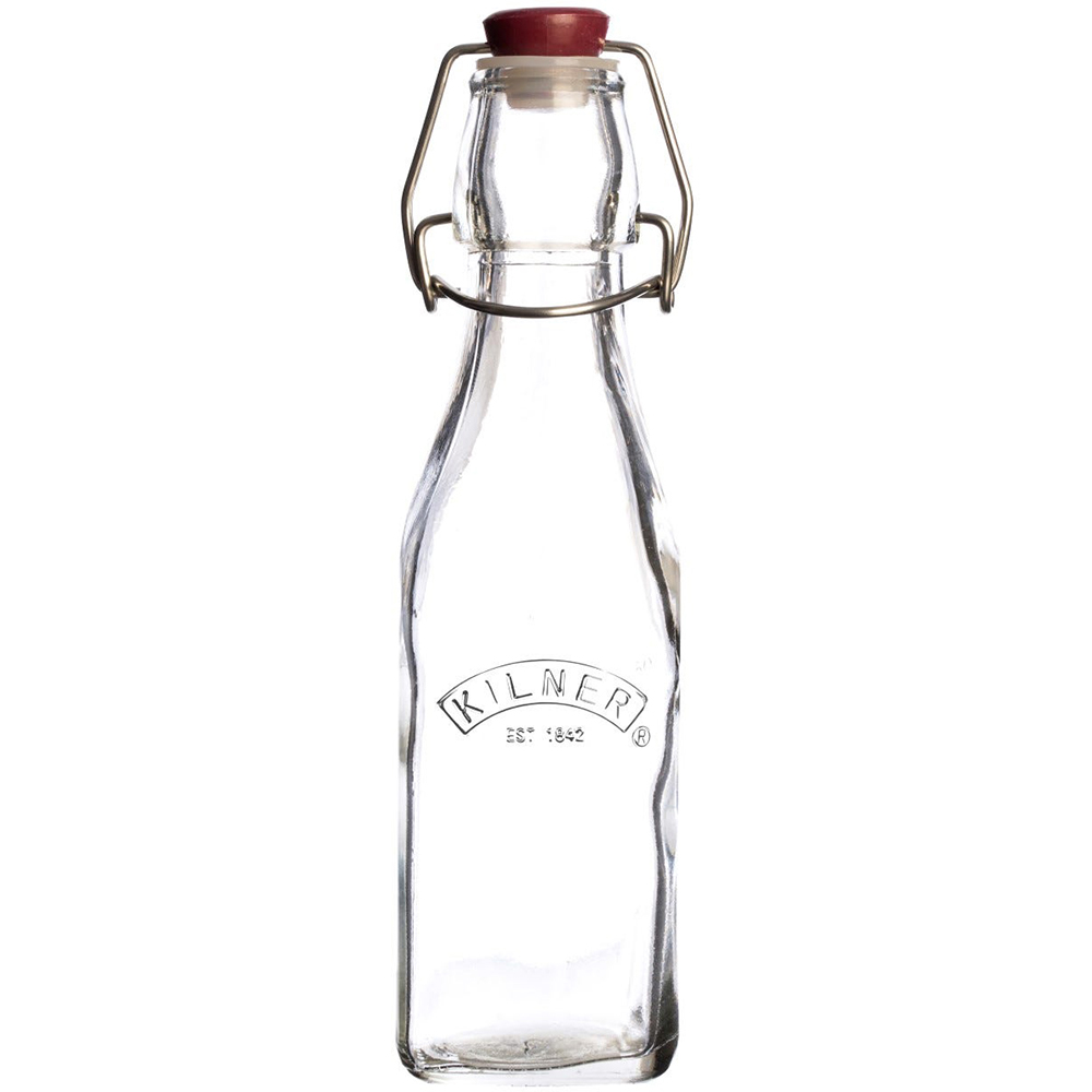KIL CLIP TOP SQUARE BOTTLE 0.25 LITRE