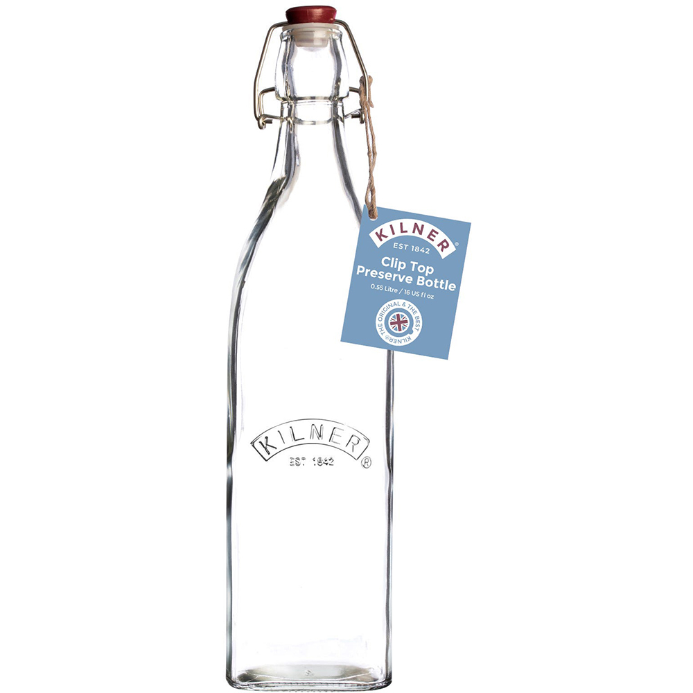 KIL CLIP TOP SQUARE BOTTLE 0.55 LITRE