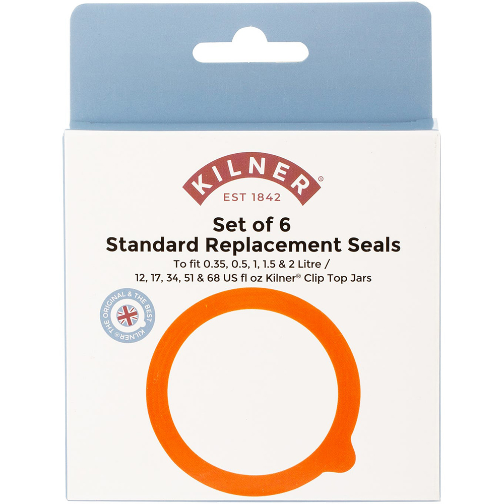 KIL PACK OF 6 RUBBER SEALS 0.35 - 2 LITRES