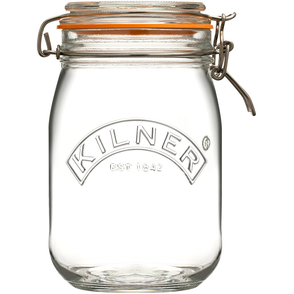 KIL CLIP TOP ROUND JAR 1 LITRE