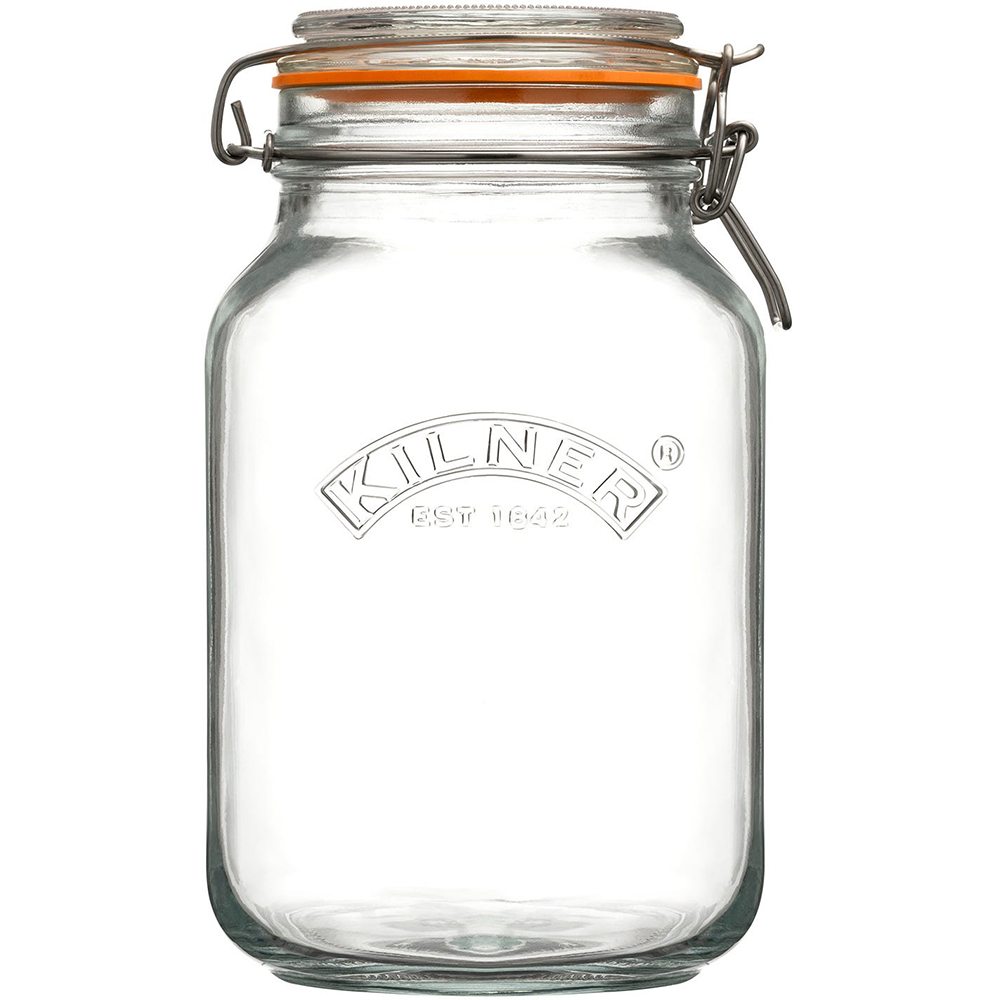 KIL CLIP TOP SQUARE JAR 2 LITRE