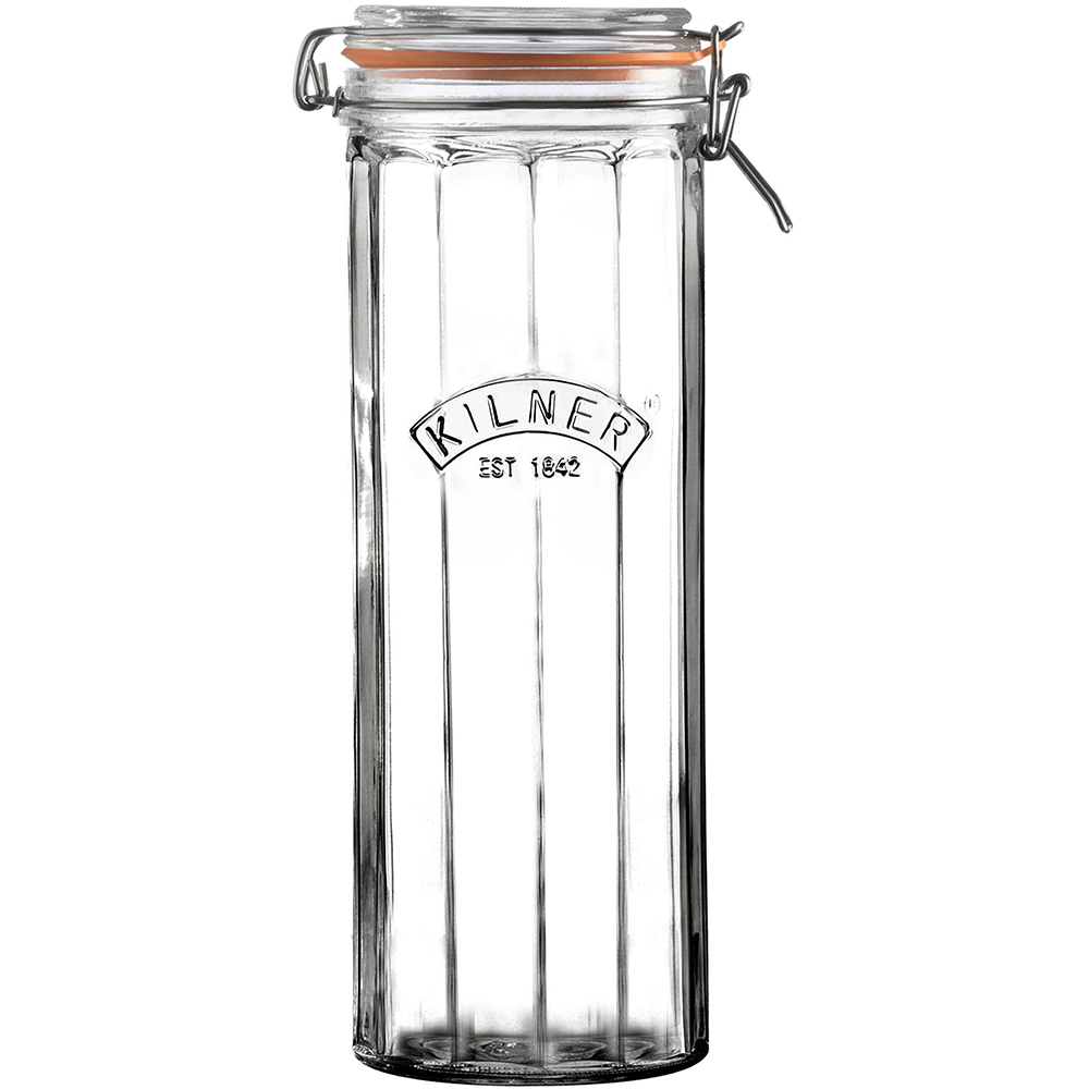 KIL FACETTED CLIP TOP JAR 2.2 LITRE