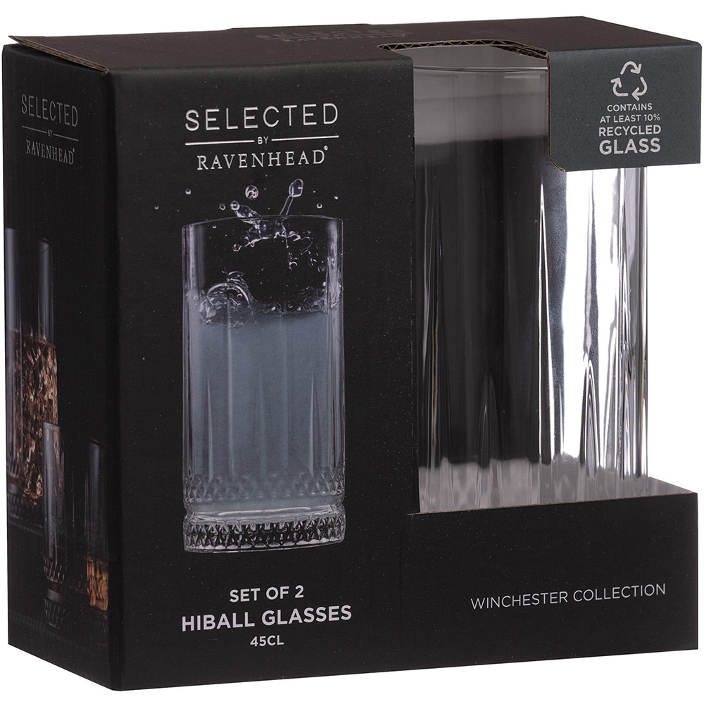 RAV WINCHESTER SET OF 2 HIBALL GLASSES 45CL