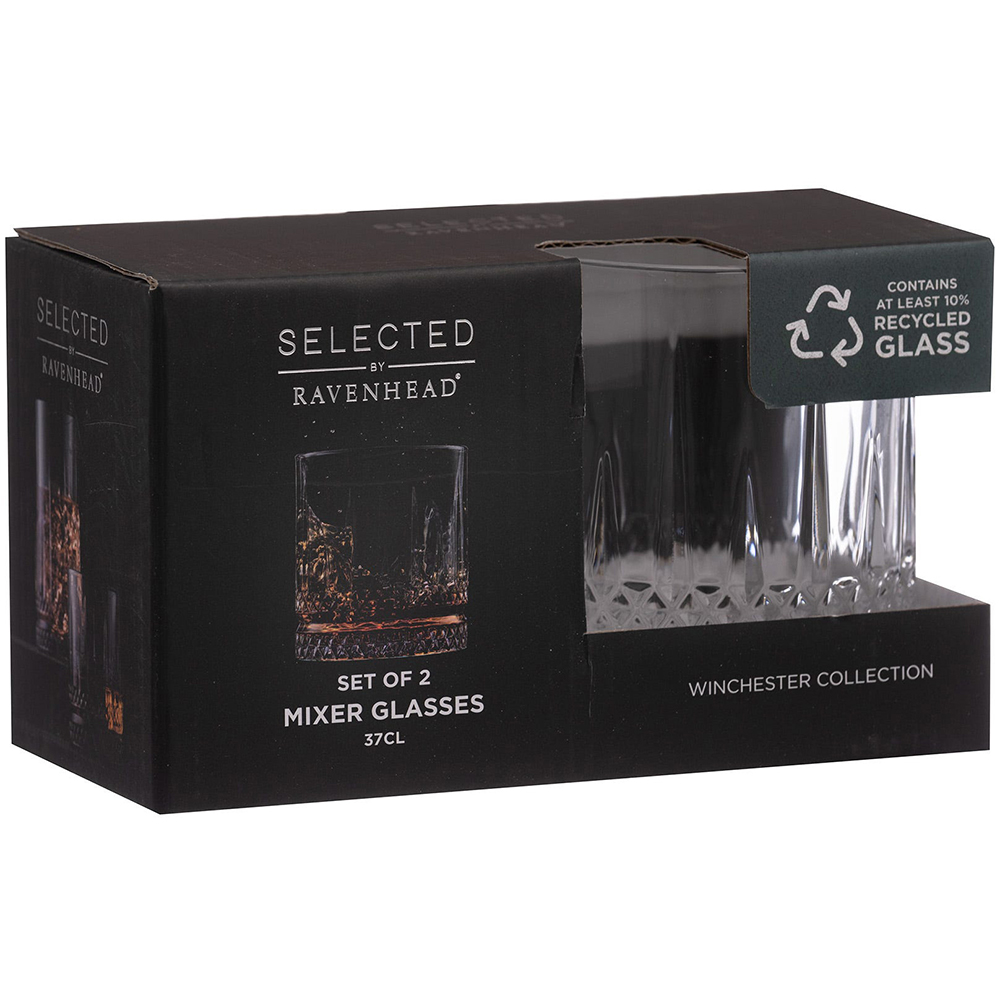 RAV WINCHESTER SET OF 2 MIXER GLASSES 37CL