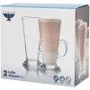 RAV ENTERTAIN SET OF 2 LATTE GLASSES 26CL