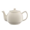 P&K MATT CREAM 6CUP TEAPOT