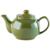 P&K OLIVE GREEN 2CUP TEAPOT