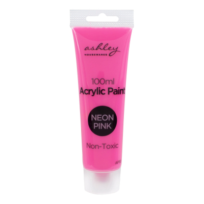 100ML ACRYLIC PAINT - NEON PINK