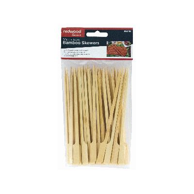 50PC X 15CM BAMBOO SKEWERS