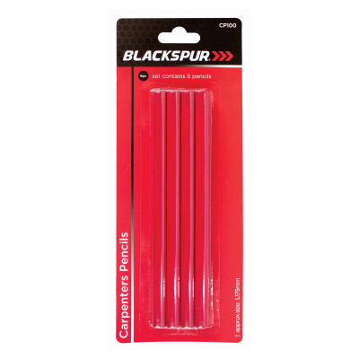 CARPENTERS PENCILS (8 ON A CARD)