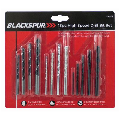 13PC COMBINATION DRILL BIT SET