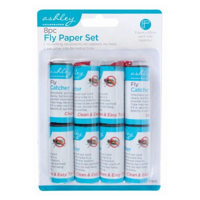 8PC FLY PAPER SET