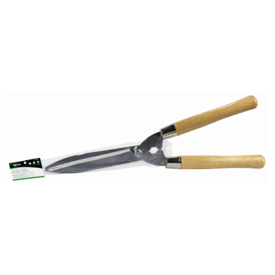 WOODEN HANDLE HEDGE SHEARS