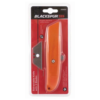 RETRACTABLE KNIFE WITH 5 BLADES - ALUMINIUM ALLOY