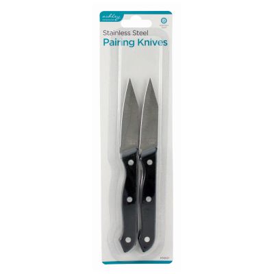 STAINLESS STEEL PAIRING KNIVES 2PK