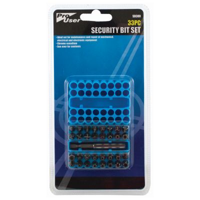 33PC SECURITY BIT SET - CRV