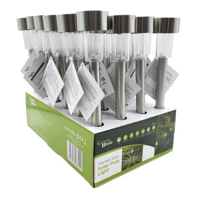 STAINLESS STEEL SOLAR POLE LIGHT