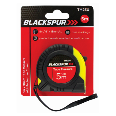 5m x 18mm TAPE MEASURE WITH PROTECTIVE COVER