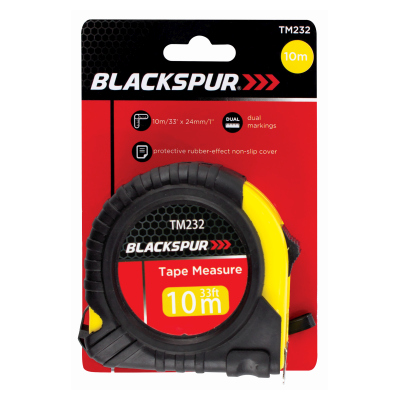 10m X 24mm TAPE MEASURE WITH PROTECTIVE COVER