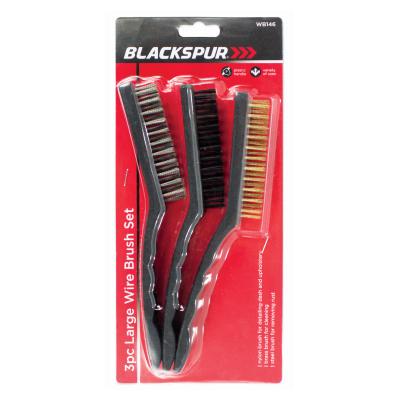 3PC LARGE WIRE BRUSH SET