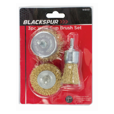 3PC WIRE BRUSH SET