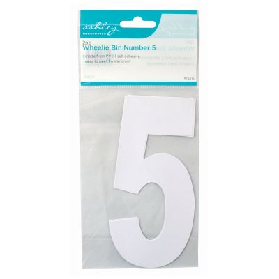 2PC WHEELIE BIN NUMBER - 5